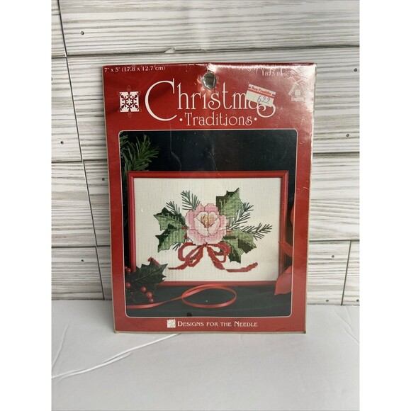 Christmas Rose Cross Stitch Traditions Designs for the Needle #1873 - Picture 1 of 4